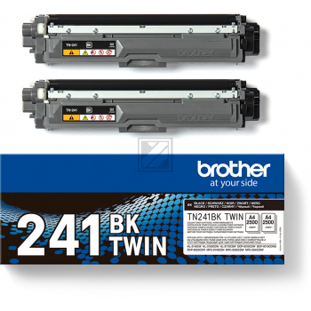 TN241BKTWIN / schwarz / original BROTHER Toner schwarz / TN241BKTWIN / 2500 S.