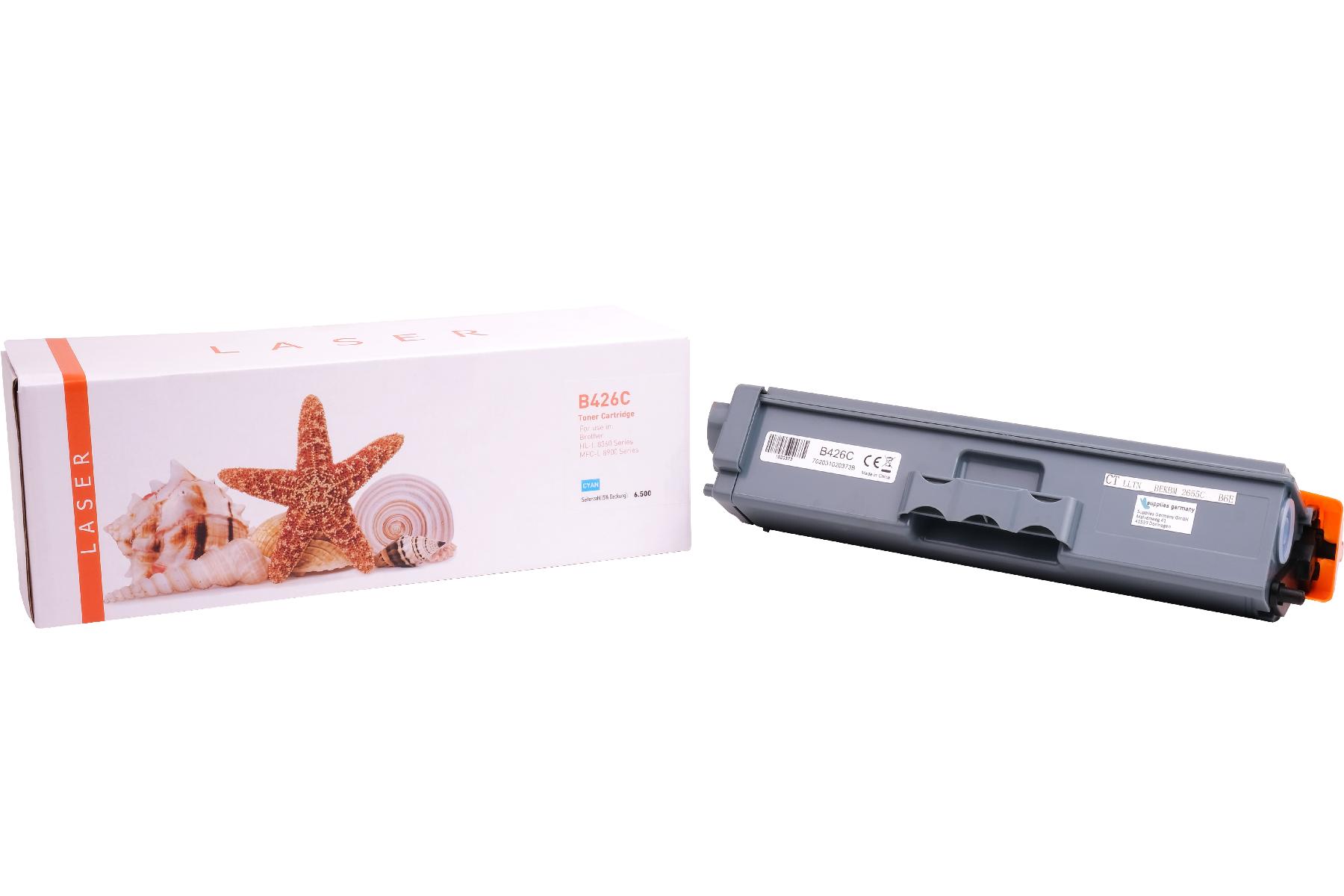 Alternativ Toner Cyan für Brother / TN426C / 6.500 Seiten