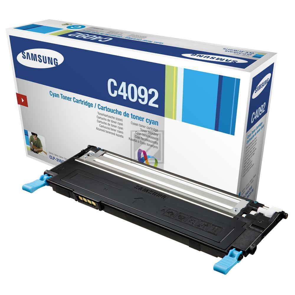 SU005A // CLTC4092S / cyan / original SAMSUNG Toner cyan / SU005A / 1000 S.