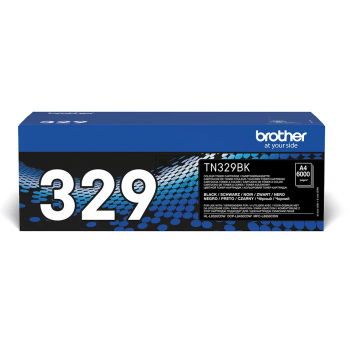 TN329BK / schwarz / original BROTHER Toner schwarz / TN329BK / 6000 S.