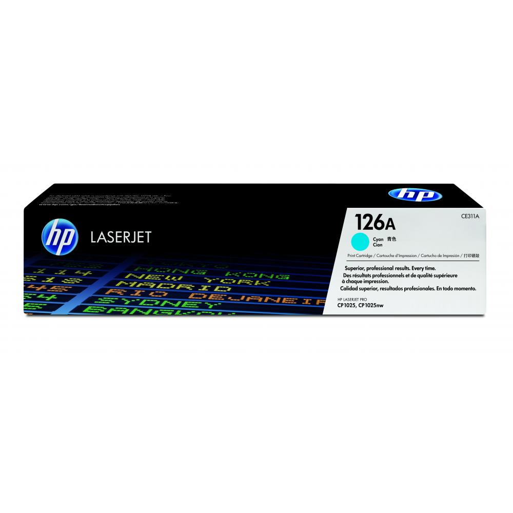 CE311A // 126A / cyan / original HP Toner cyan / CE311A / 1000 S.