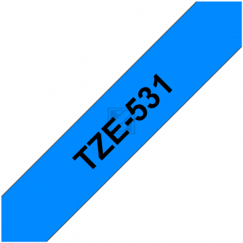 TZE531 // BK on Blue // original // Schriftband 1 / TZE531