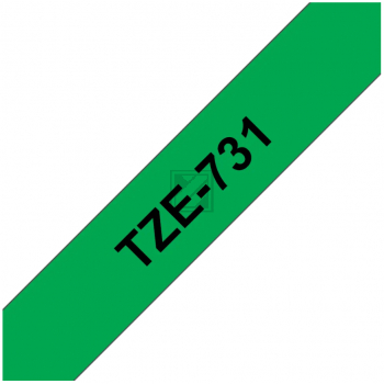 TZE731 // BK on Green // original // Schriftband / TZE731